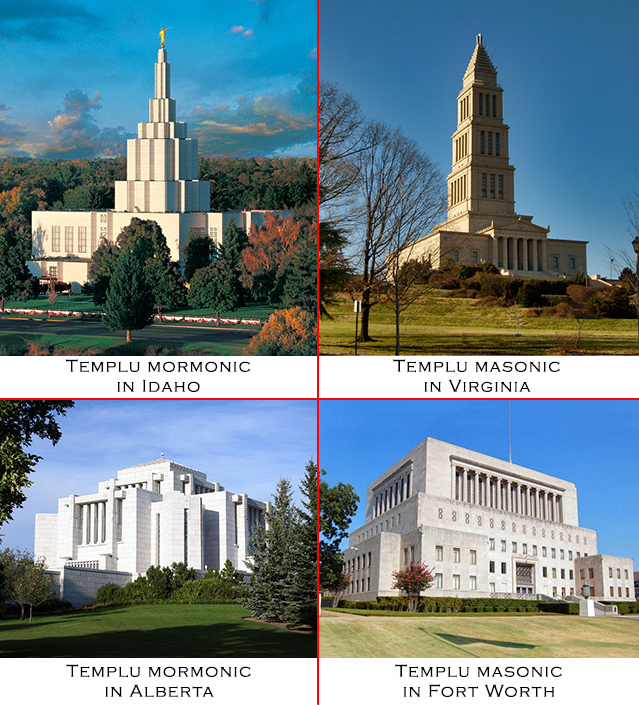 Temple mormone vs. temple masone